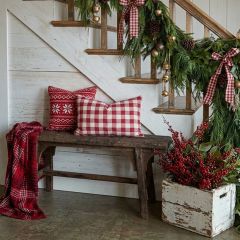 Reclaimed Wood Rustic Farmhouse Bench