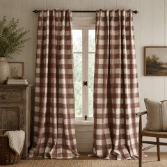 Red Buffalo Check Room Darkening Curtain Panel 52x95