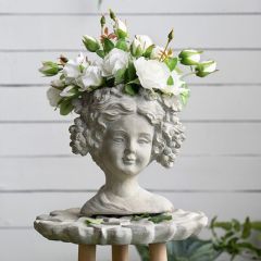 Regal Bust Planter Pot