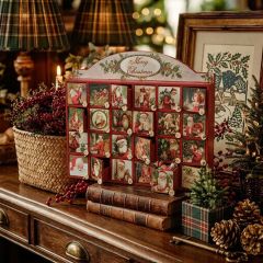 Retro Santa Christmas Countdown Box