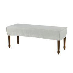 Reversible Bench Slipcover White