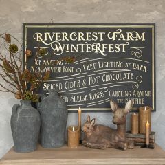 Rivercrest Farm Winterfest Wall Sign