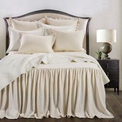 Romantic Drop Ruffle Bedspread and Sham Set
