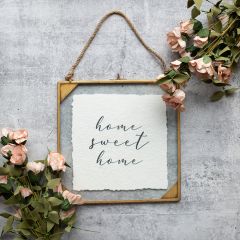 Rope Hanging Home Sweet Home Sign