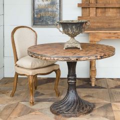 Round And Refined Painted Bistro Table