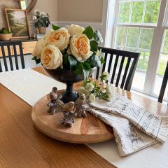 Round Footed Accent Bowl