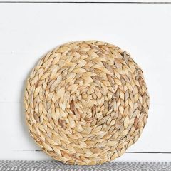 Round Woven Water Hyacinth Placemat Set of 4