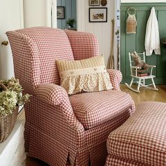 Ruffled Neutral Throw Pillow