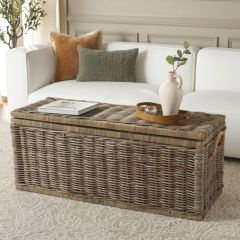 Rustic Beauty Rattan Trunk