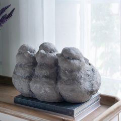Rustic Bird Trio Planter