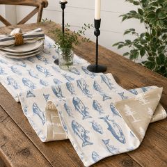 Rustic Camp Inspired Reversible Table Runner