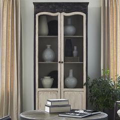 Rustic Chic 2 Door Display Cabinet