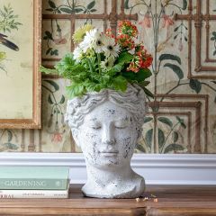 Rustic Chic Bust Planter 12 inch