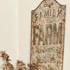 Rustic Family Farm Metal Sign