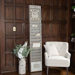 Rustic Farmhouse Antiques Standing Clock