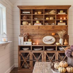 Rustic Farmhouse Display Cabinet 