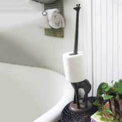 Rustic Farmhouse Giraffe Paper Towel Holder
