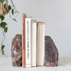 Rustic Farmhouse Soapstone Bookends