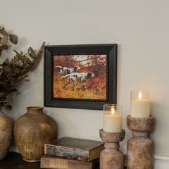 Rustic Field Dogs Framed Wall Art