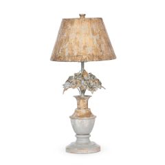 Rustic Floral French Country Table Lamp