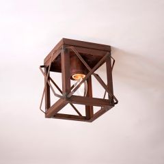 Rustic Flush Mount Ceiling Light