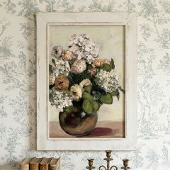 Rustic Framed Cream Hydrangeas Wall Art