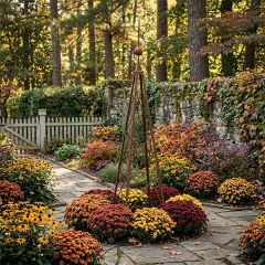 Rustic Garden Pyramid Trellis