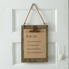 Rustic Hanging Memo Board