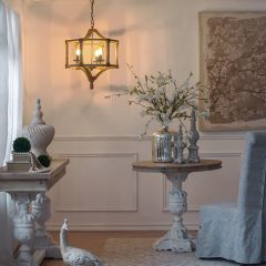 Rustic Industrial 3 Light Chandelier