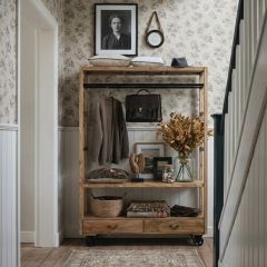 Rustic Industrial Utility Cart