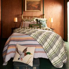 Rustic Lodge Plaid Throw Blanket