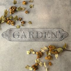 Rustic Metal Garden Plaque