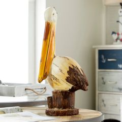 Rustic Pelican Sculpture