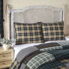 Rustic Pine Plaid Standard Sham