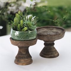 Rustic Round Riser