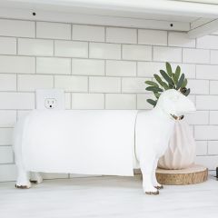 Rustic Sheep Paper Towel Holder