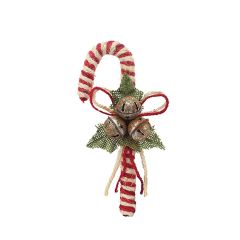 Rustic Twine Candy Cane 8 Inch Set of 6