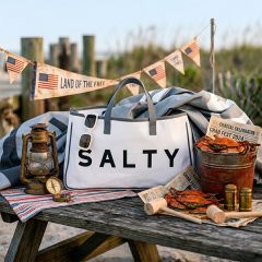 SALTY Canvas Tote Bag