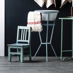 Salvaged Wood School Chair