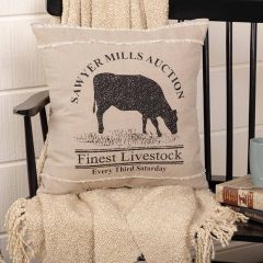 Sawyer Mills Auction Accent Pillow