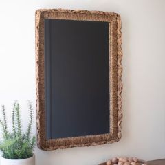 Scalloped Basket Frame Wall Mirror