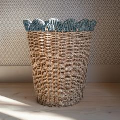 Scalloped Edge Woven Basket