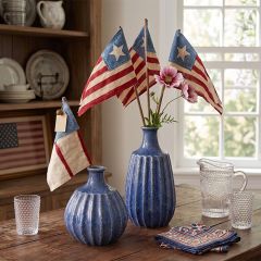 Seaside Harbor Blue Ceramic Vase One of Each