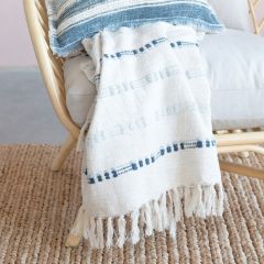 Simply Classic Fringed Farmhouse Throw Blanket Multi