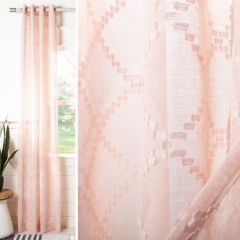 Semi Sheer Blush Curtain Panel
