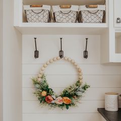 Shabby Chic Rose Wreath