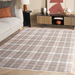 Shades of Grey Plaid Area Rug