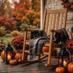 Shaker Style Front Porch Rocker