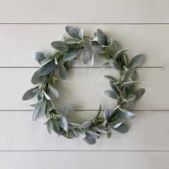 Simple Charms Lambs Ear Wreath