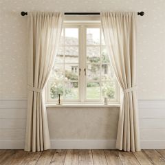 Simple Farmhouse Burlap Curtain Panels Set of 2